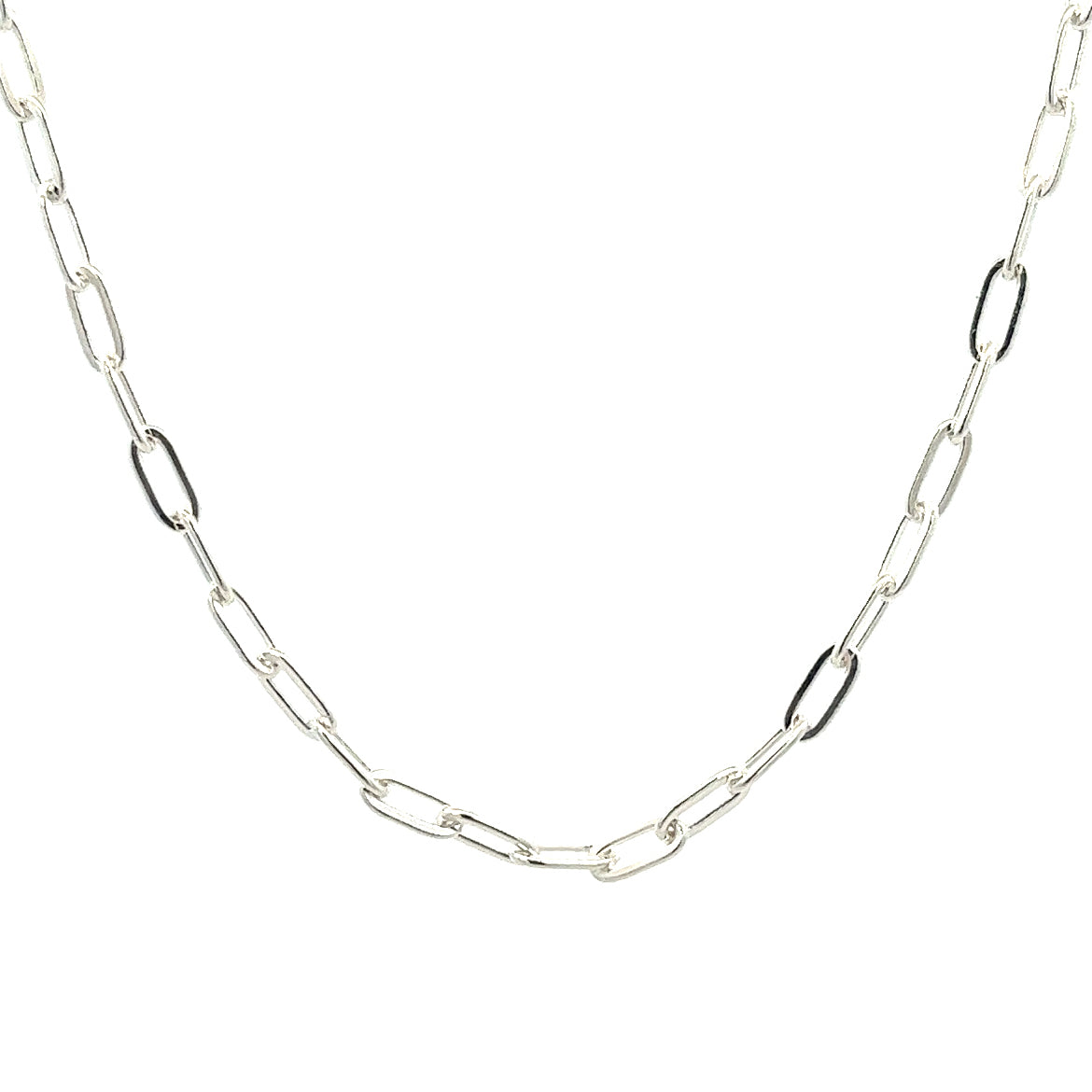 925SL PAPERCLIP CHAIN 16 INCH