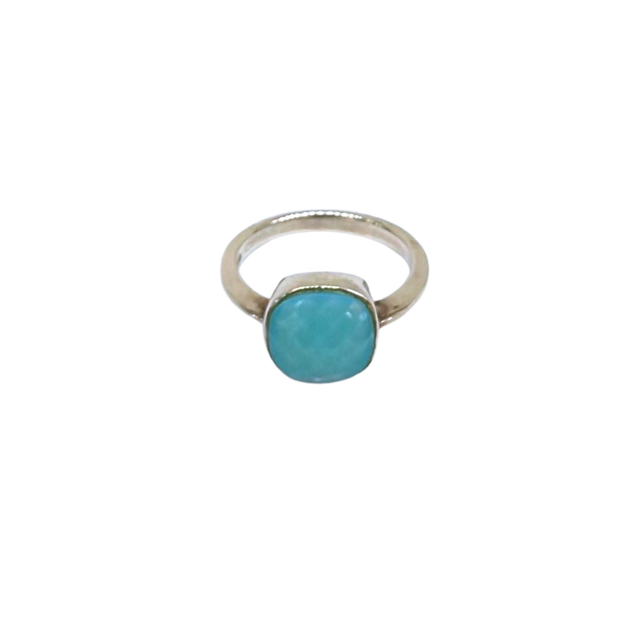 RING 925 GOLD GLASS TL83