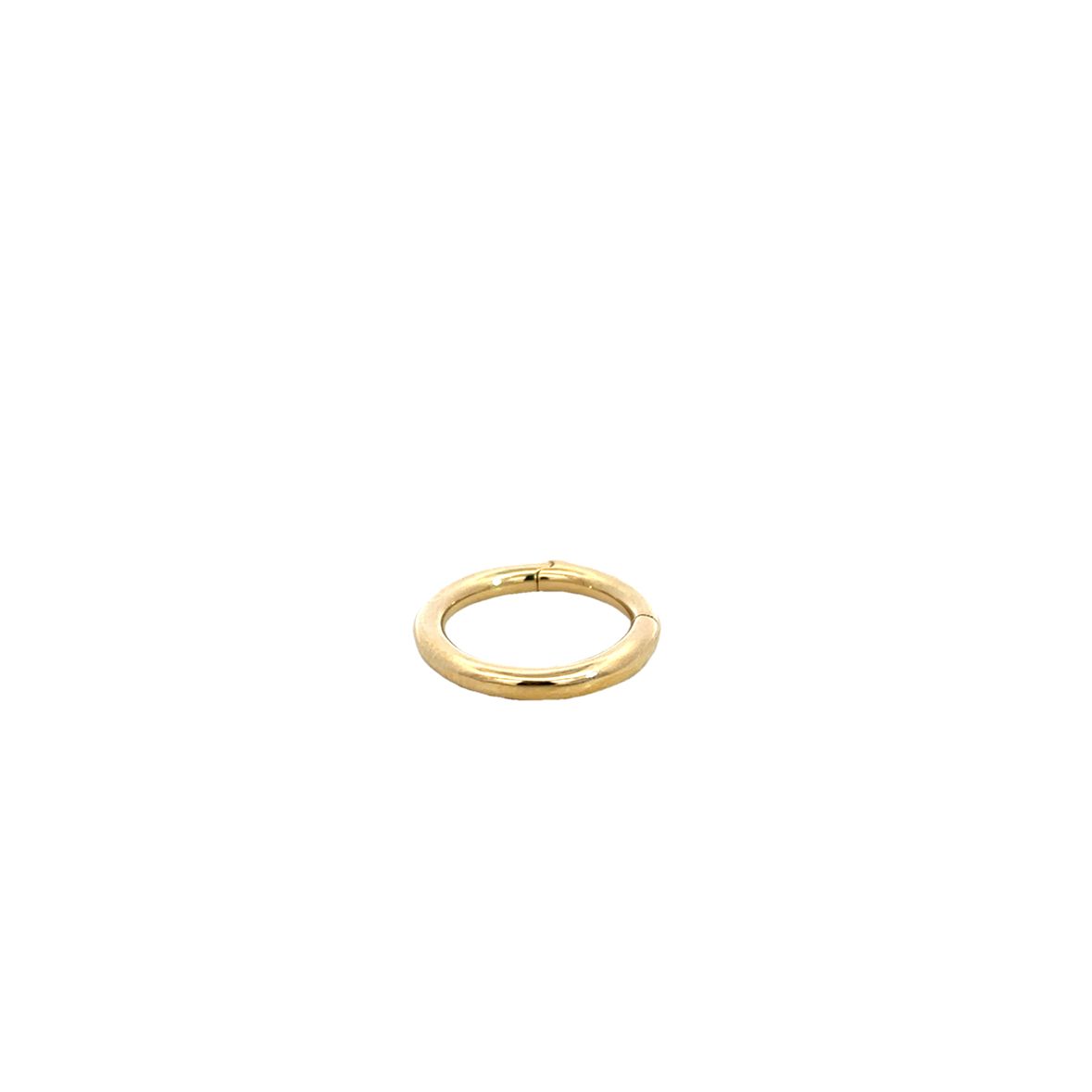 14KY ROUND ENHANCER CLASP 12MM PENDANT