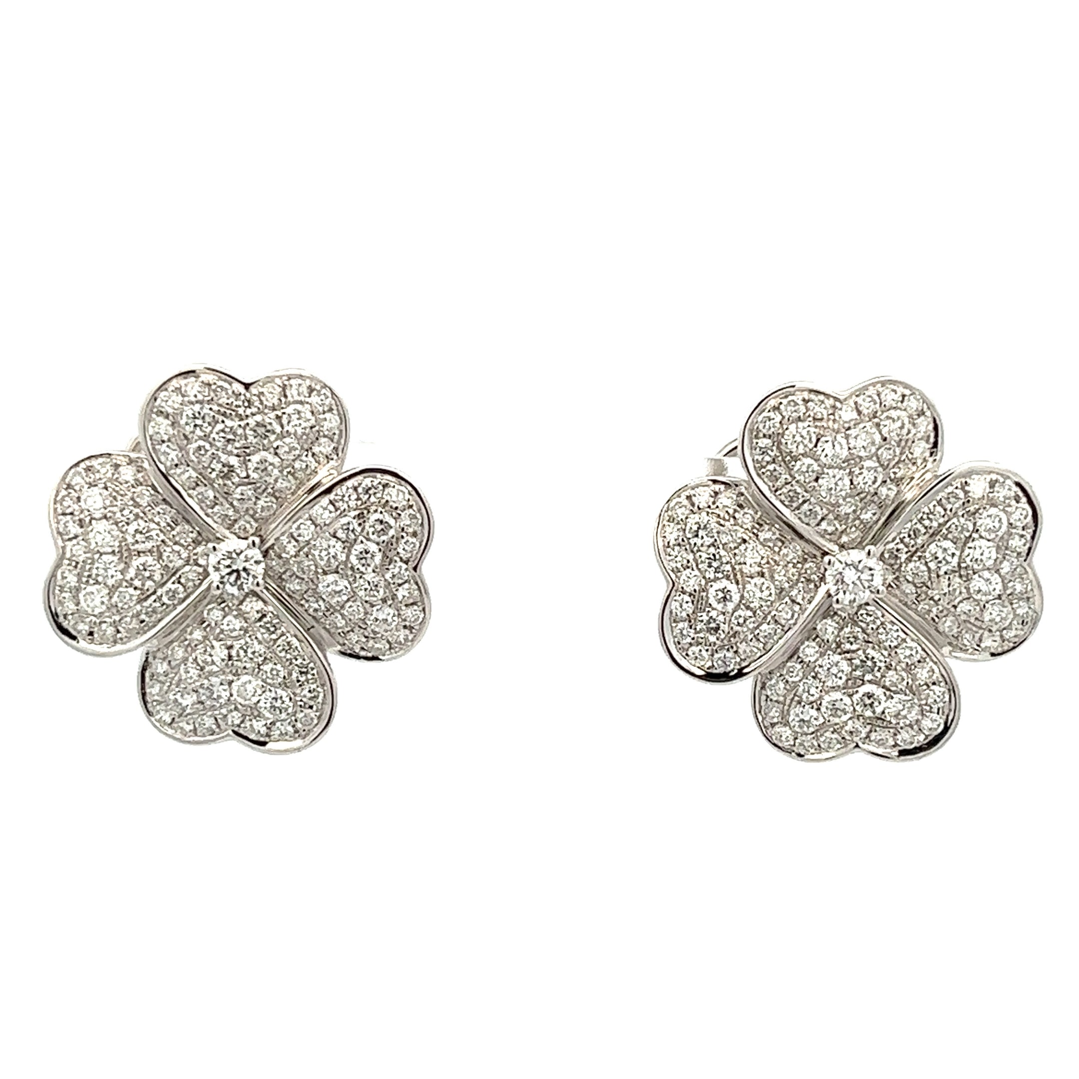 D3.01 18KW FLOWER EARRINGS