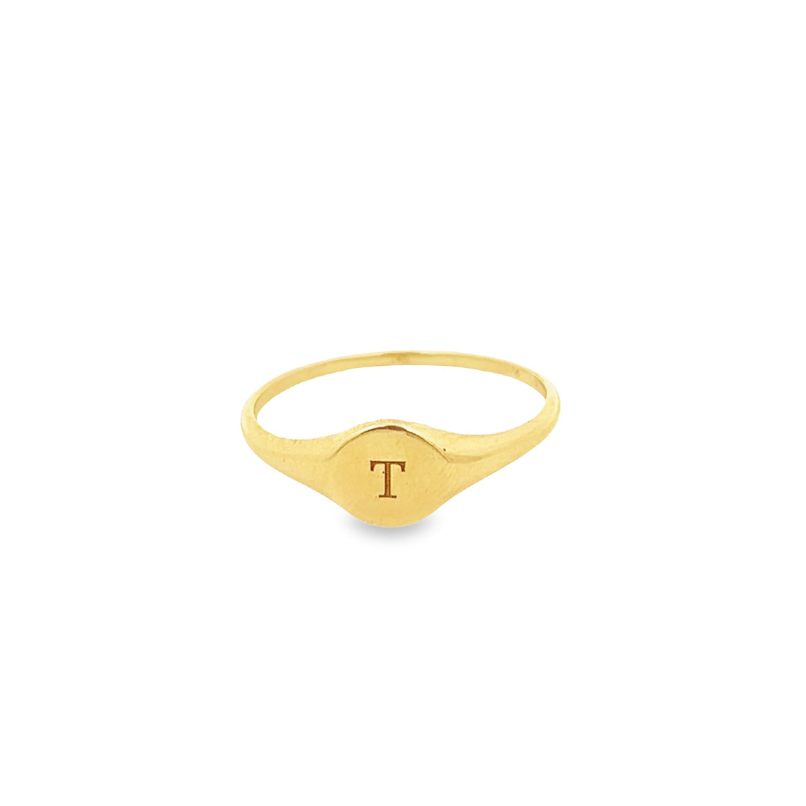 14KY RING LETTER T