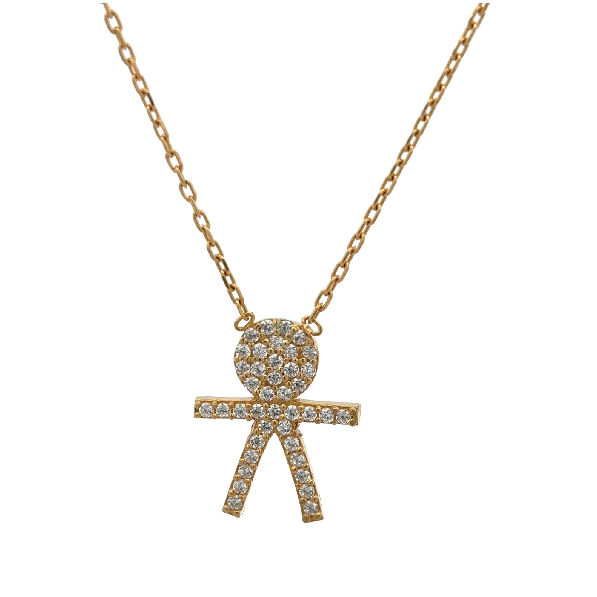 925 STERLING SILVER NECKLACE PENDANT BOY