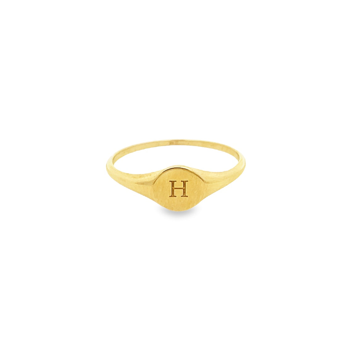 14KY RING LETTER H