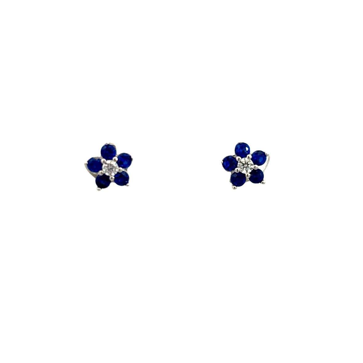 MINI FLOWER EARRINGS IN 925 SILVER