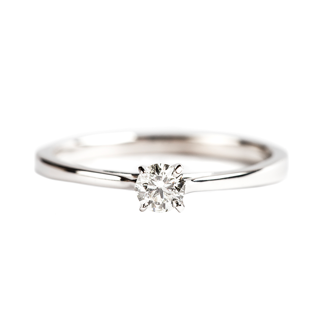 0.25 CT ROUND BRILLIANT CUT SOLITAIRE ENGAGEMENT RING