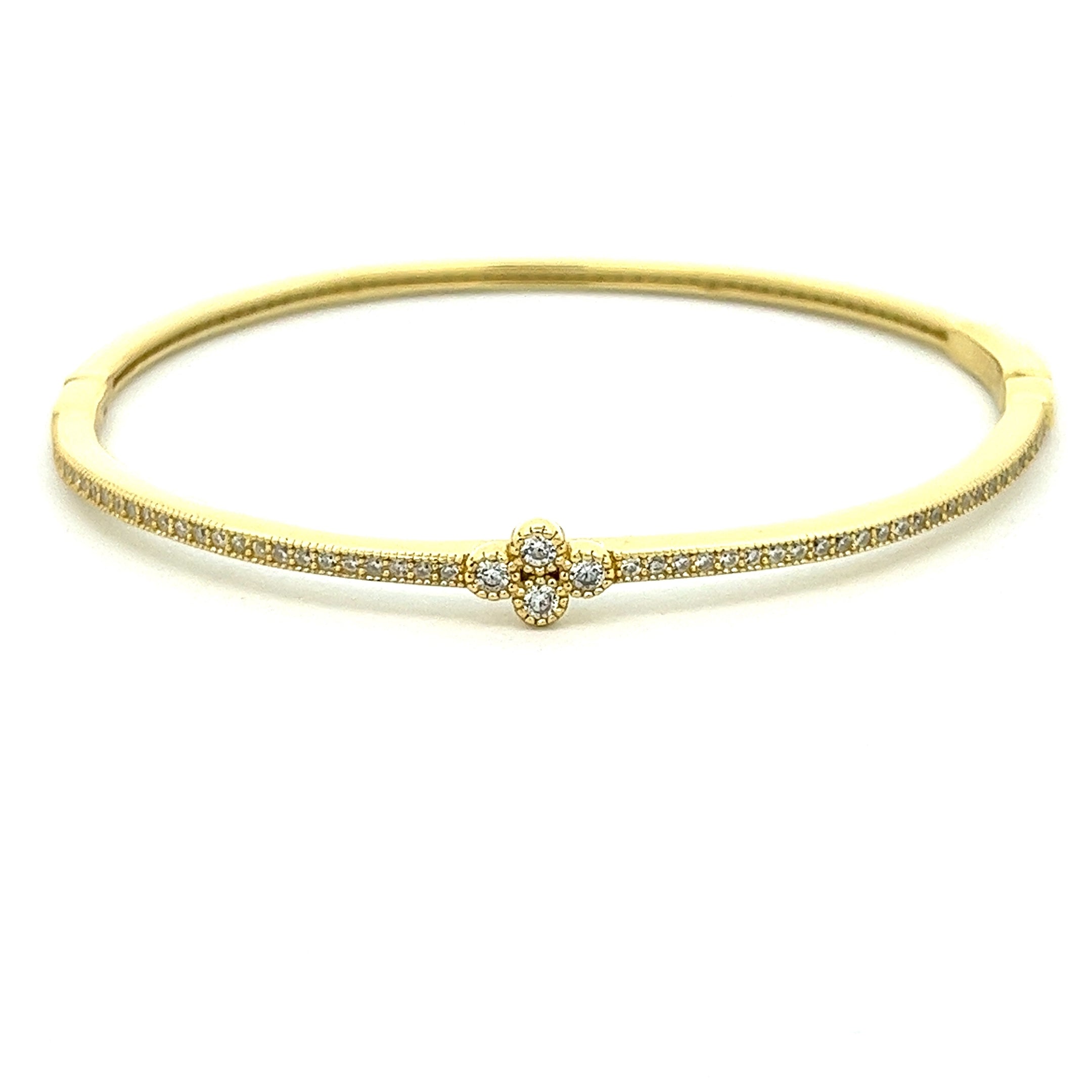 925 GOLD PLATED BRACELET WITH CRYSTALS