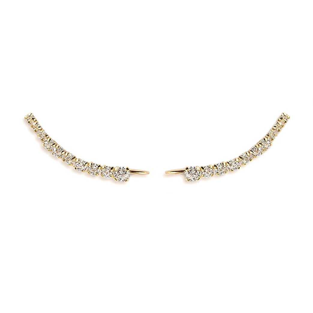 14K GOLD CRYSTALS CLIMBERS